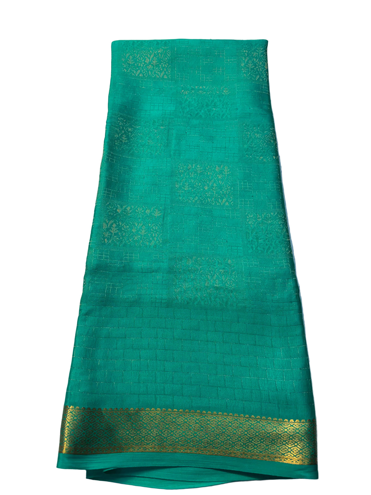 Brocade Pure Mysore Silk saree -Green