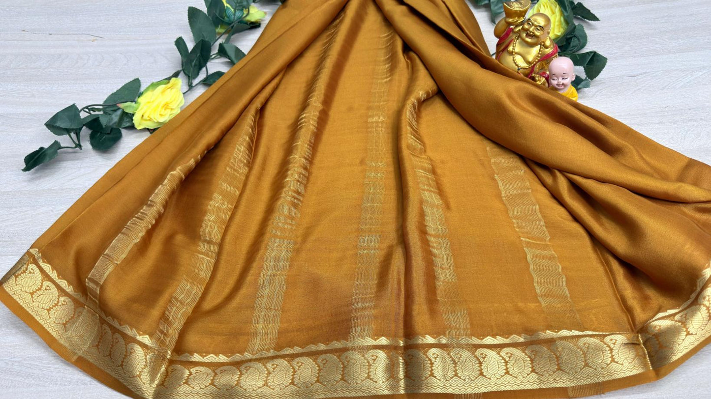 musted self 75 gsm pure mysore silk